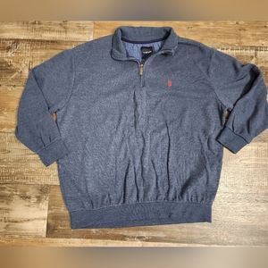 U.S. Polo Assn. Navy quarter zip sweater Size 3XL